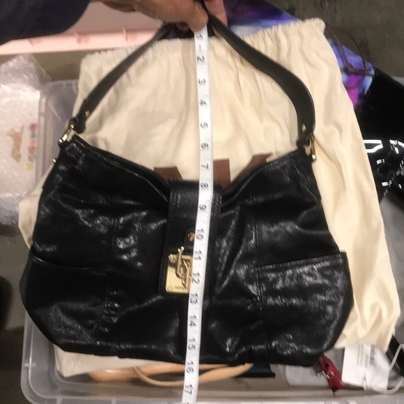 Michael Michael Kors Black Flap Over Shoulder Bag - Picture 13 of 16